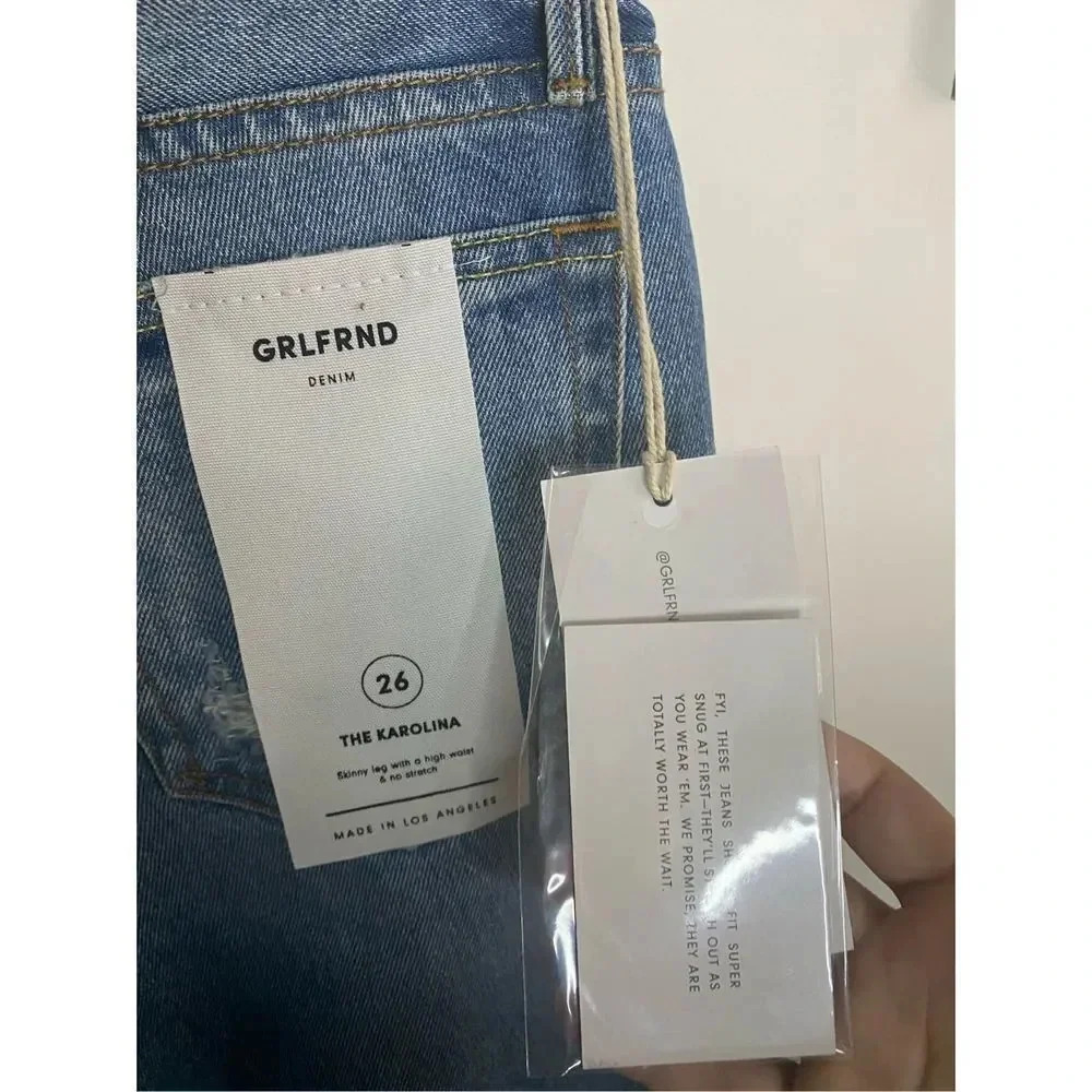 New GRLFRND Karolina High Rise Skinny in Last Dance Size 26 - Picture 9 of 11